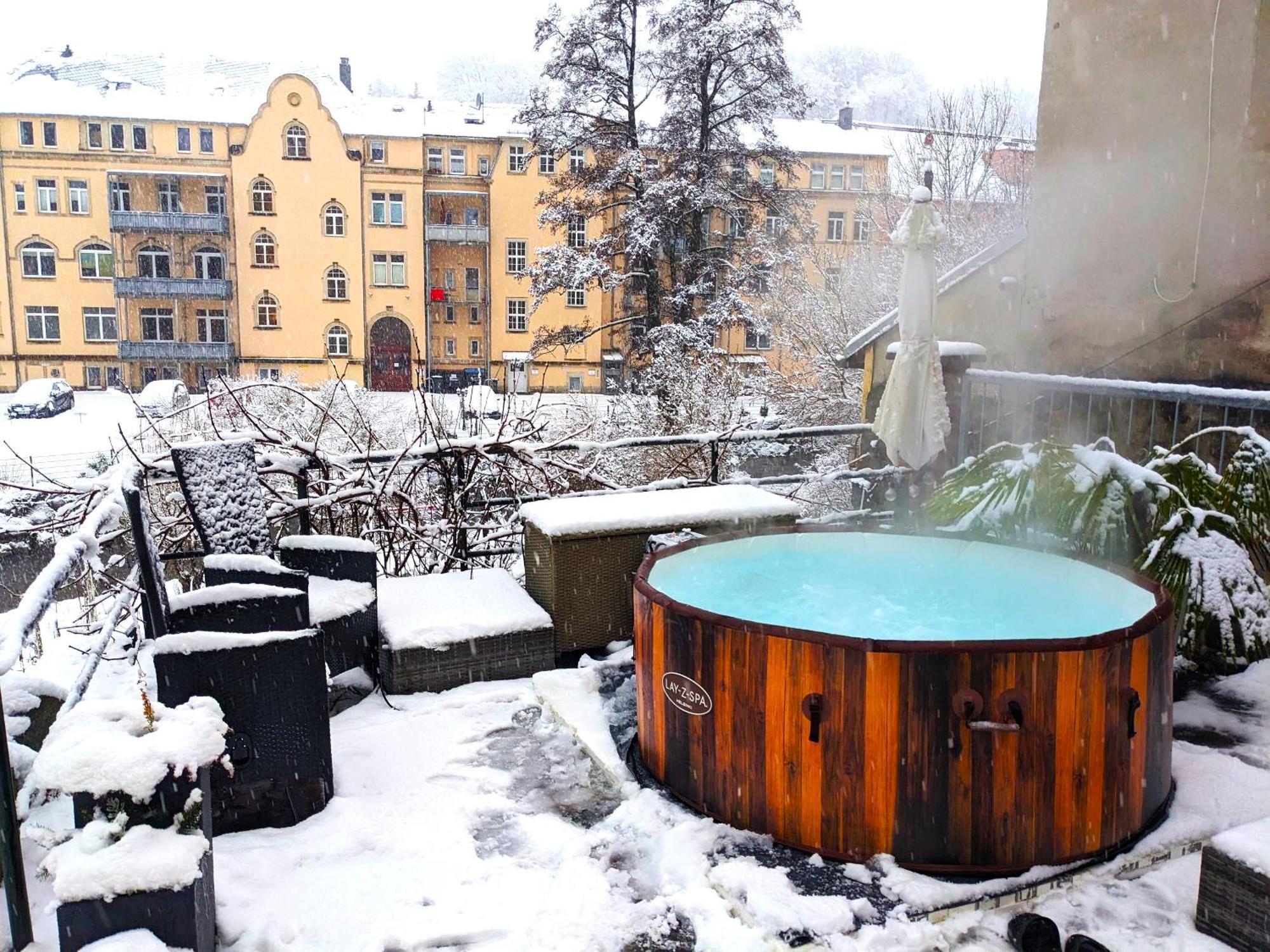 Uo - Urlaubsmagie - Helle Wohnung,Sauna,Whirlpool Sebnitz Exteriér fotografie