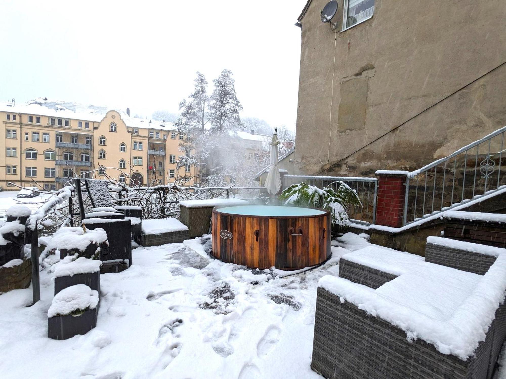 Uo - Urlaubsmagie - Helle Wohnung,Sauna,Whirlpool Sebnitz Exteriér fotografie