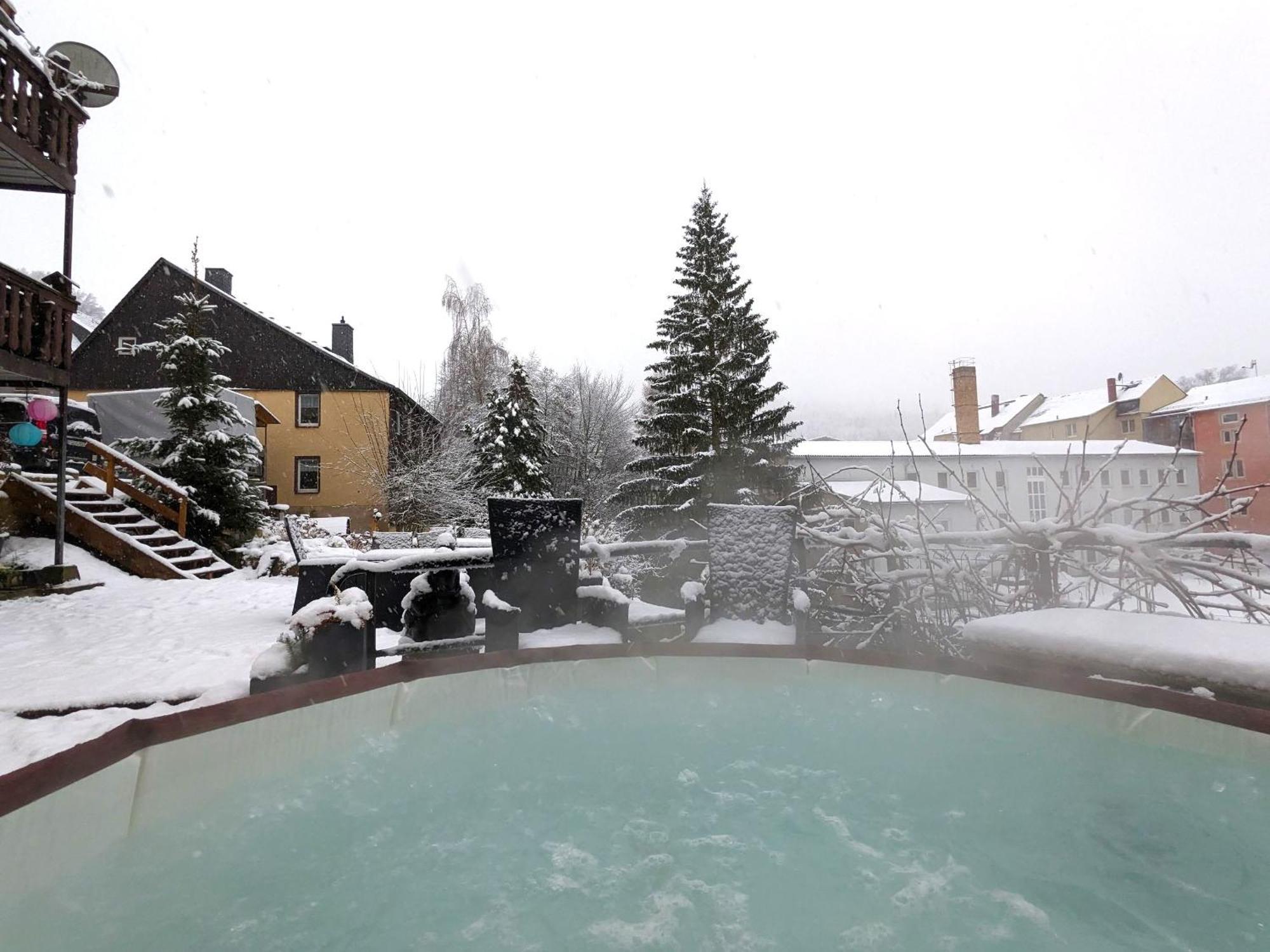 Uo - Urlaubsmagie - Helle Wohnung,Sauna,Whirlpool Sebnitz Exteriér fotografie