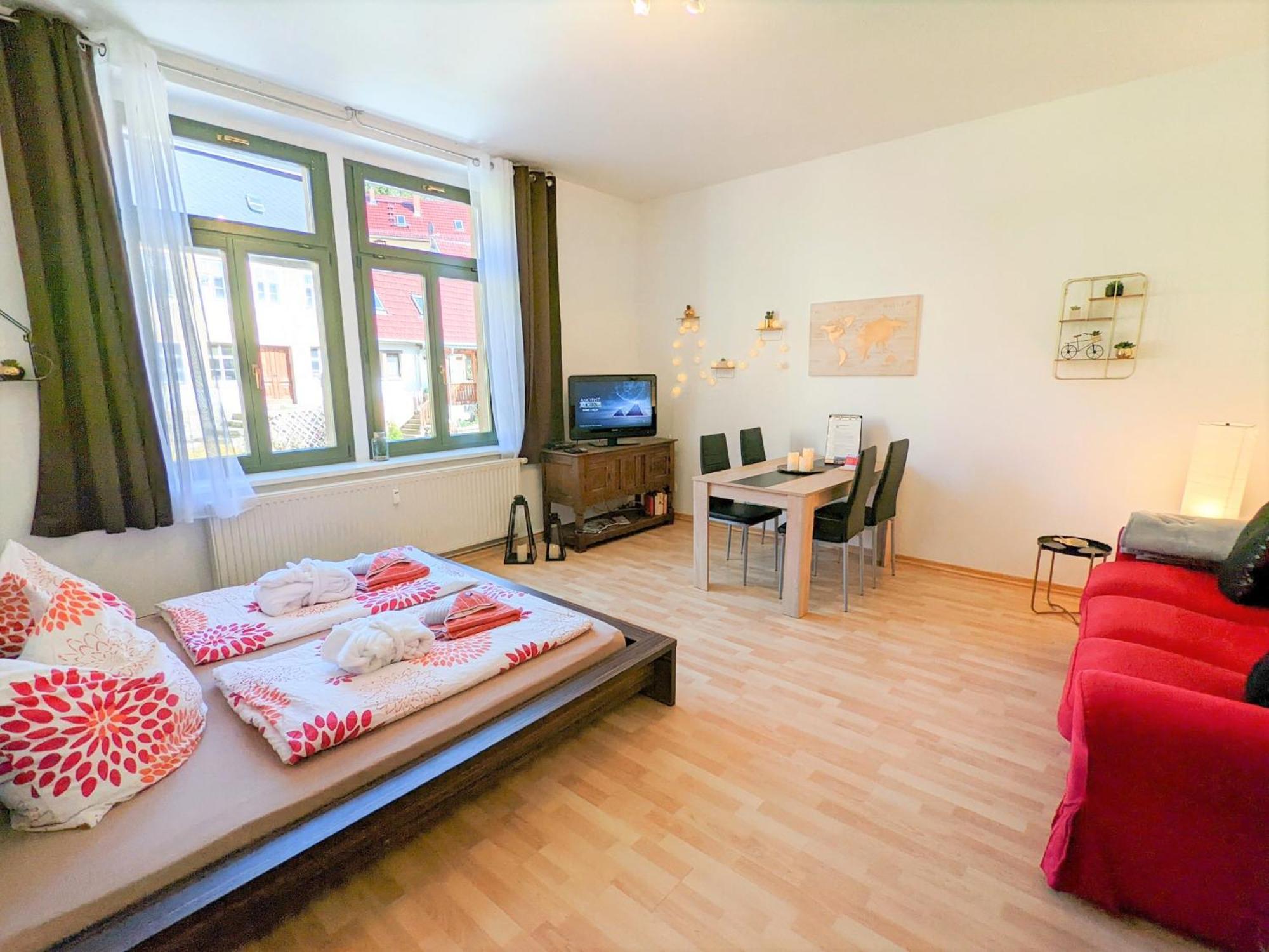 Uo - Urlaubsmagie - Helle Wohnung,Sauna,Whirlpool Sebnitz Exteriér fotografie