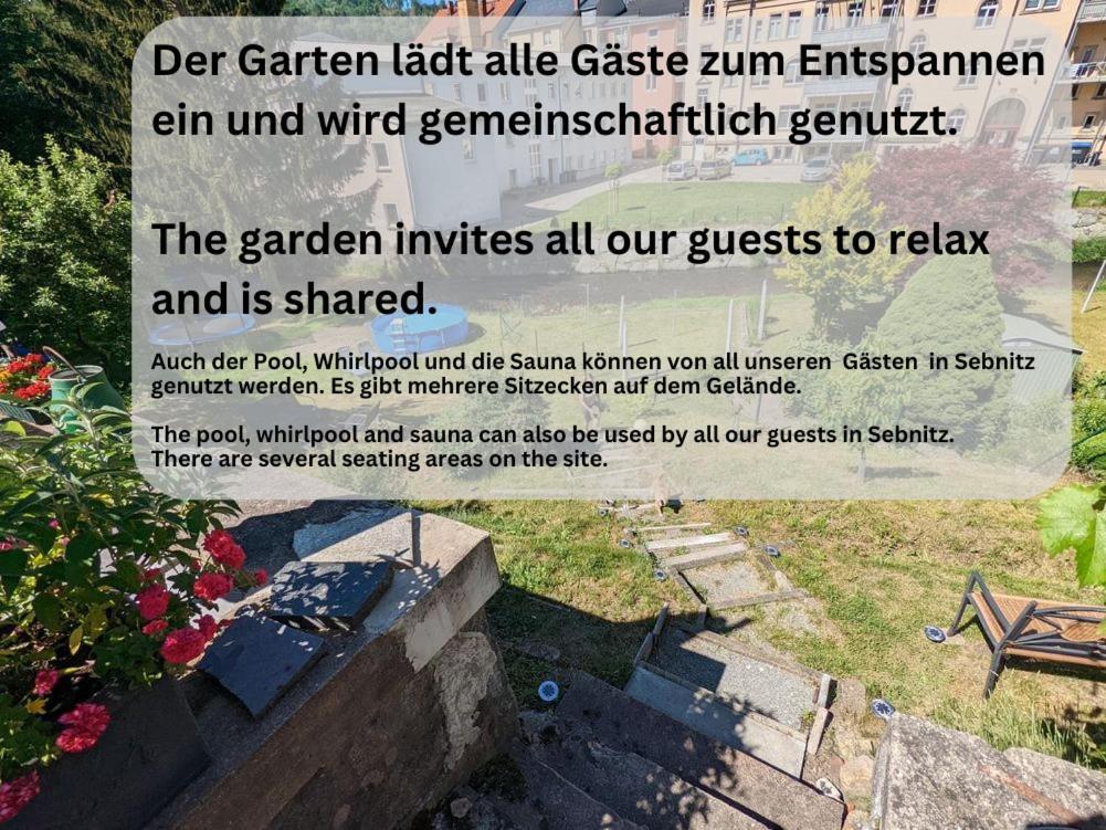 Uo - Urlaubsmagie - Helle Wohnung,Sauna,Whirlpool Sebnitz Exteriér fotografie